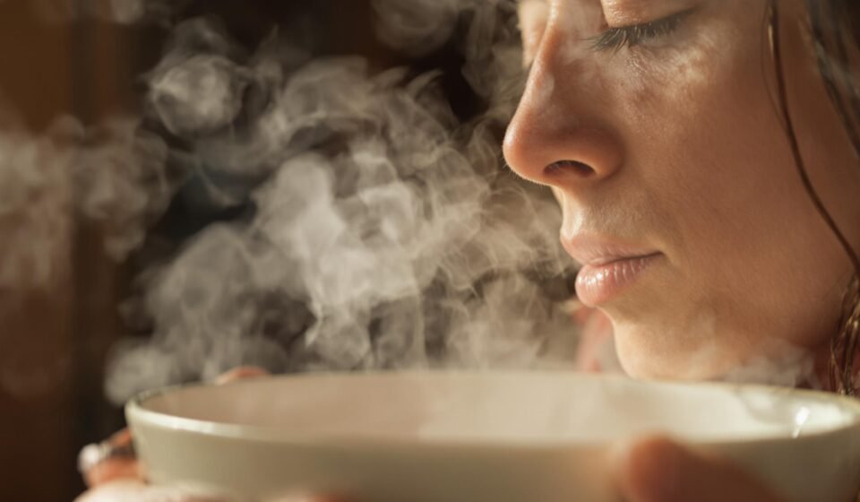 Inhalation nez bouché : huiles essentielles vapeur undefined