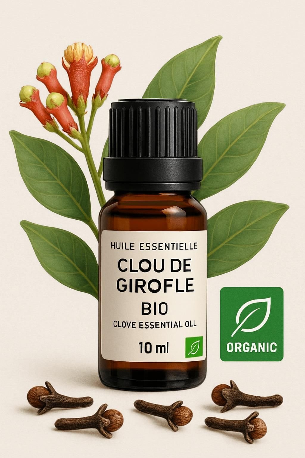 Découvrez les bienfaits de l'huile essentielle de clou de girofle et ses usages pratiques. Apprenez comment cette huile aromatique peut améliorer votre bien-être, soulager les douleurs et apporter de l'harmonie dans votre quotidien.